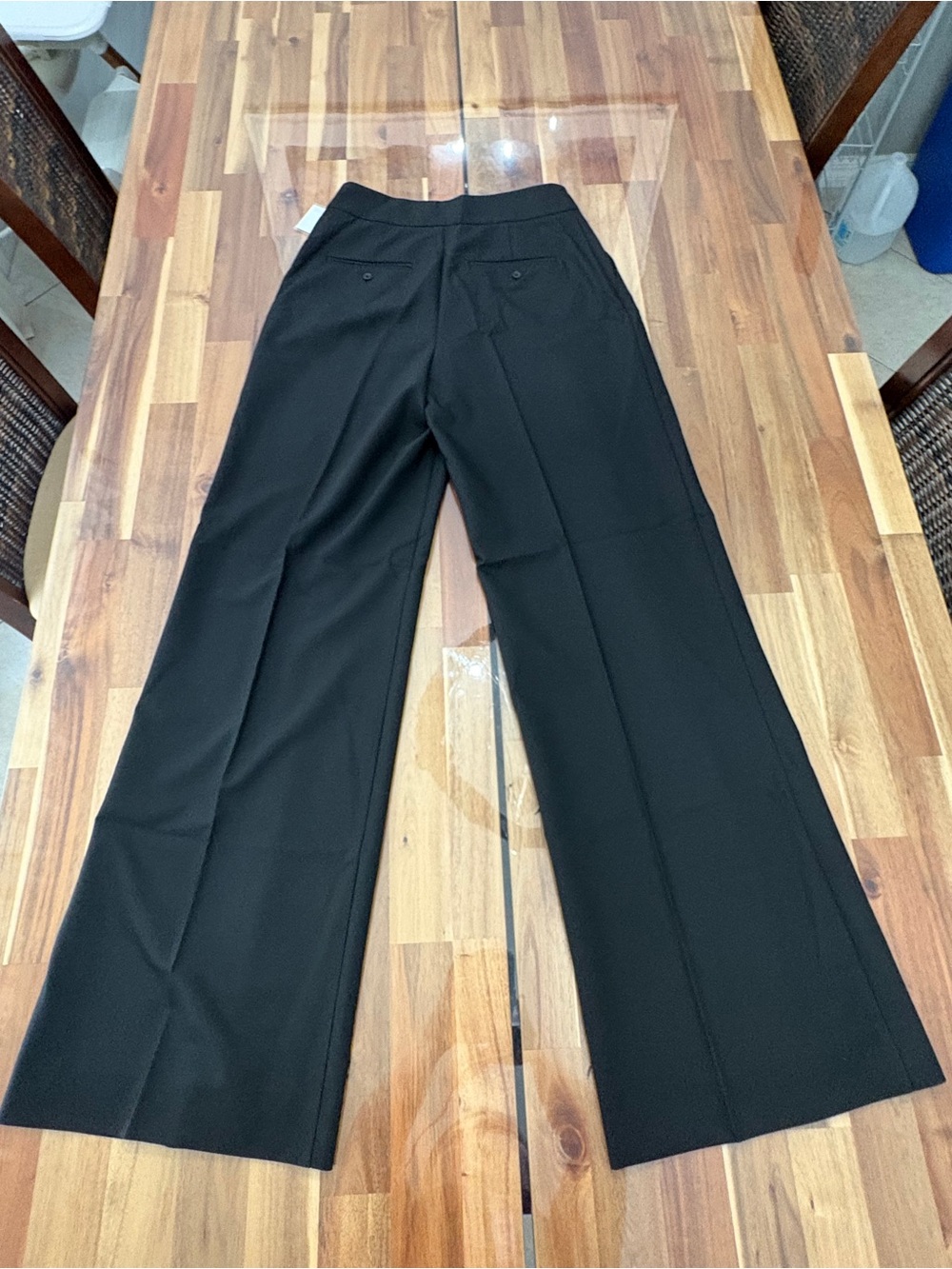 NWT naked wardrobe Sz S Black Wide-Leg High-Rise Trousers - Picture 14 of 16